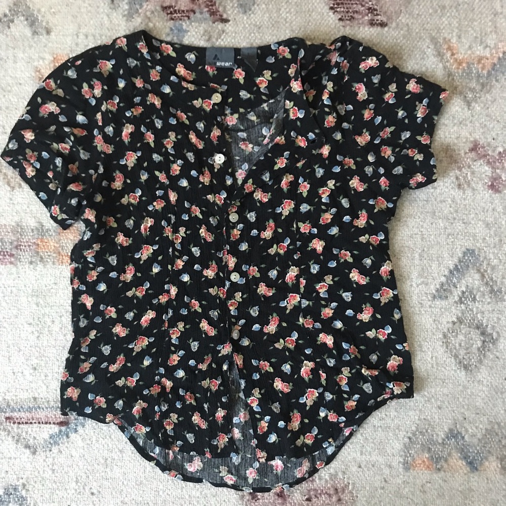 Vintage Lizsport Button-up Top